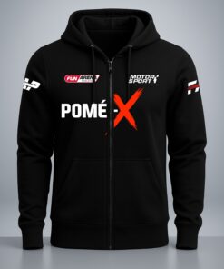 Pome-X Racing Sponsor Zip Hoddie
